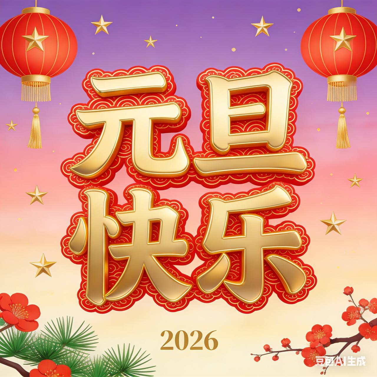 2026年1月1日

新年新气象，万象更新！


马到功成，万事皆可期！🎆🎆