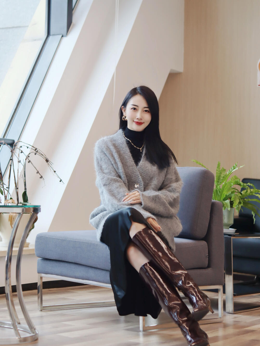 律师小姐姐 | 格雷系穿搭祝大家圣诞节快乐