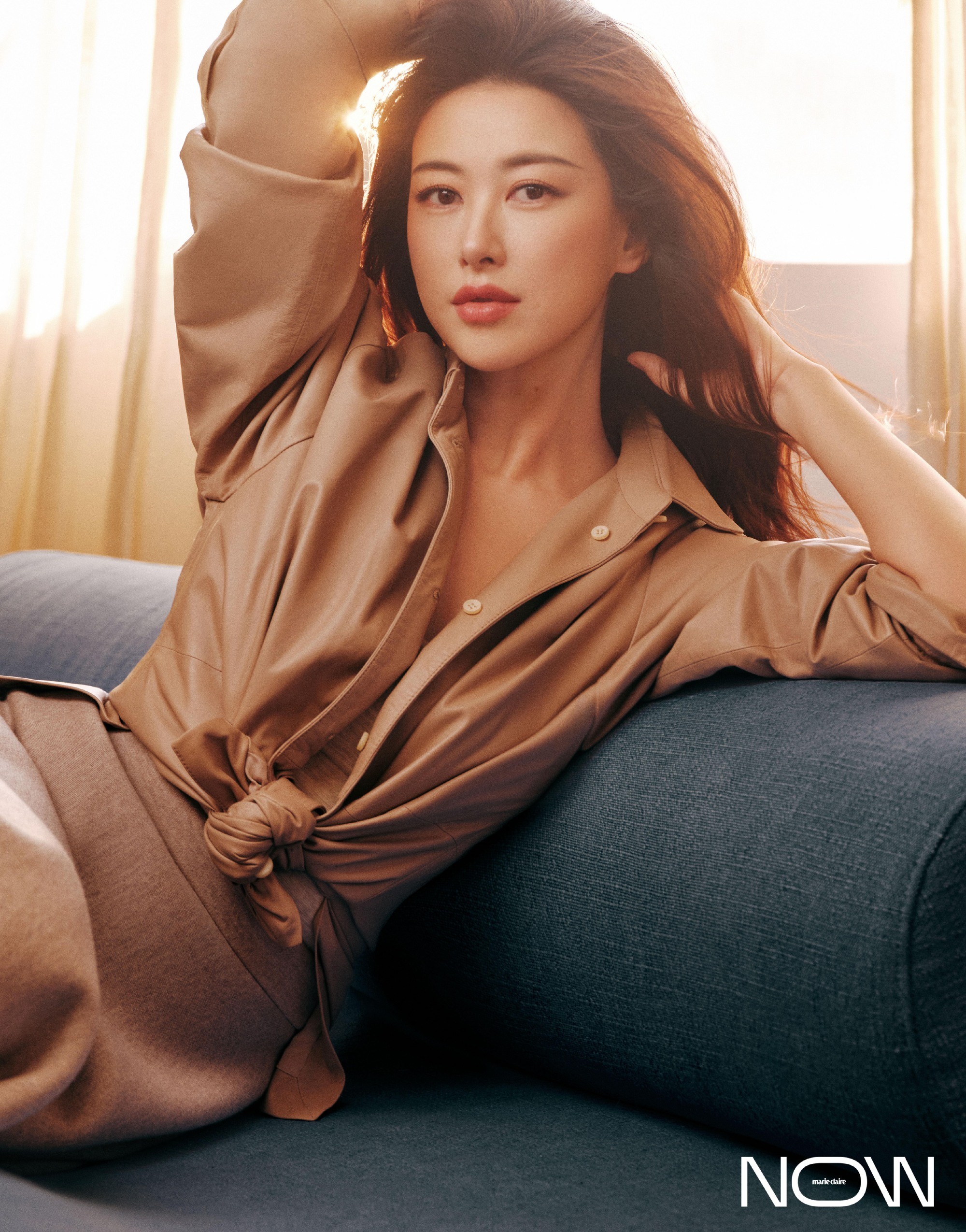 朱珠MarieClaireNOW冬季刊封面朱珠须尽欢大片 