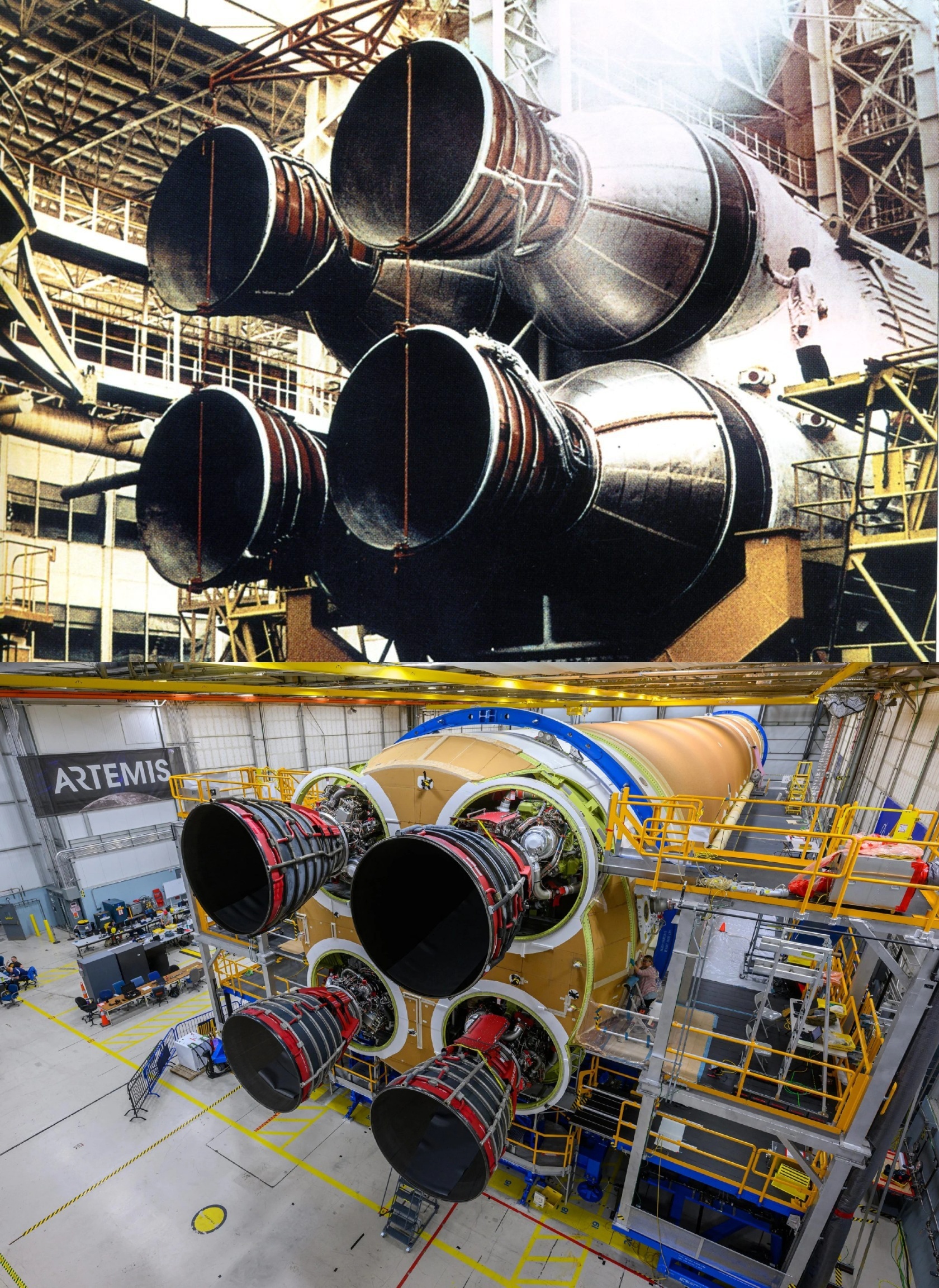 烽火问鼎计划每天认识一件兵器 苏联“能源”号运载火箭芯一级的4台RD-0120发