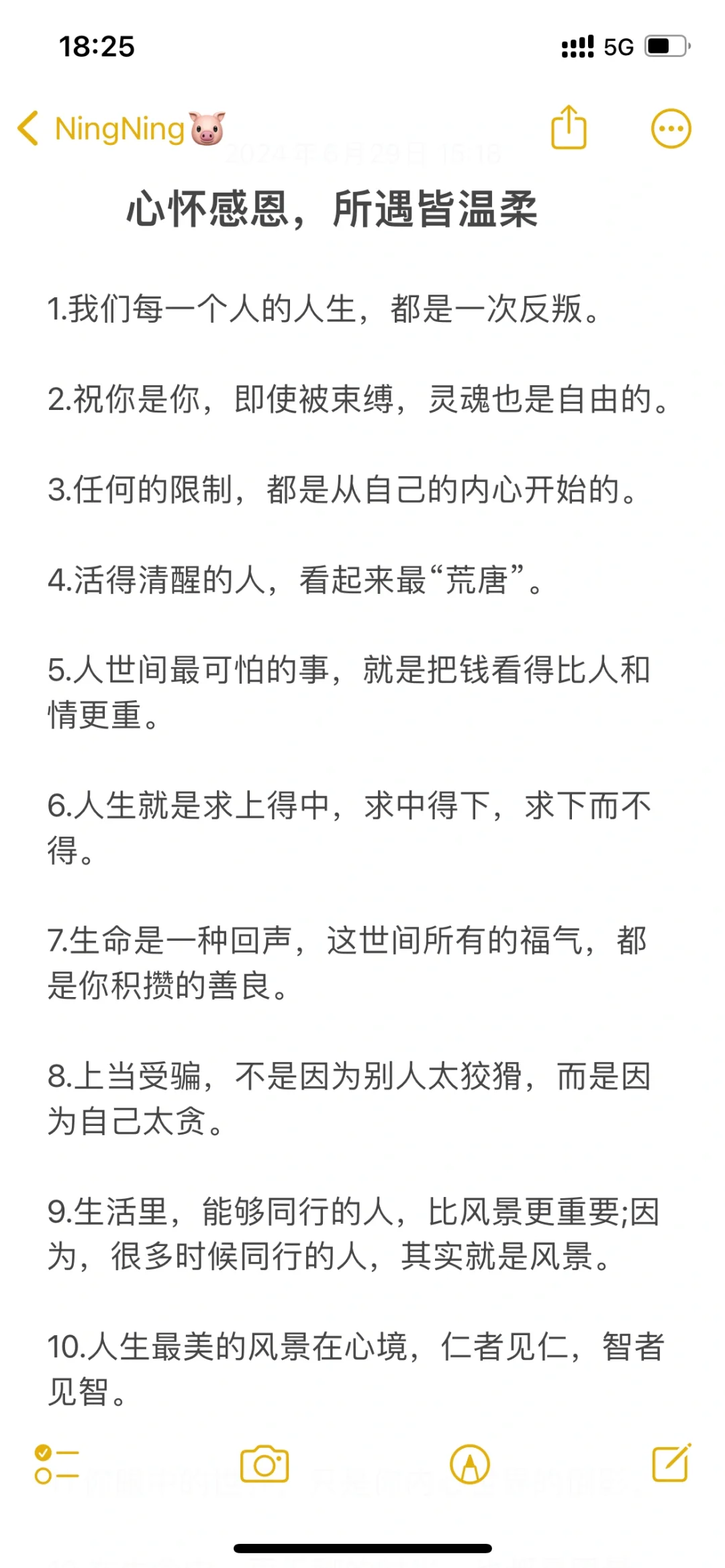 心怀感恩，所遇皆温柔