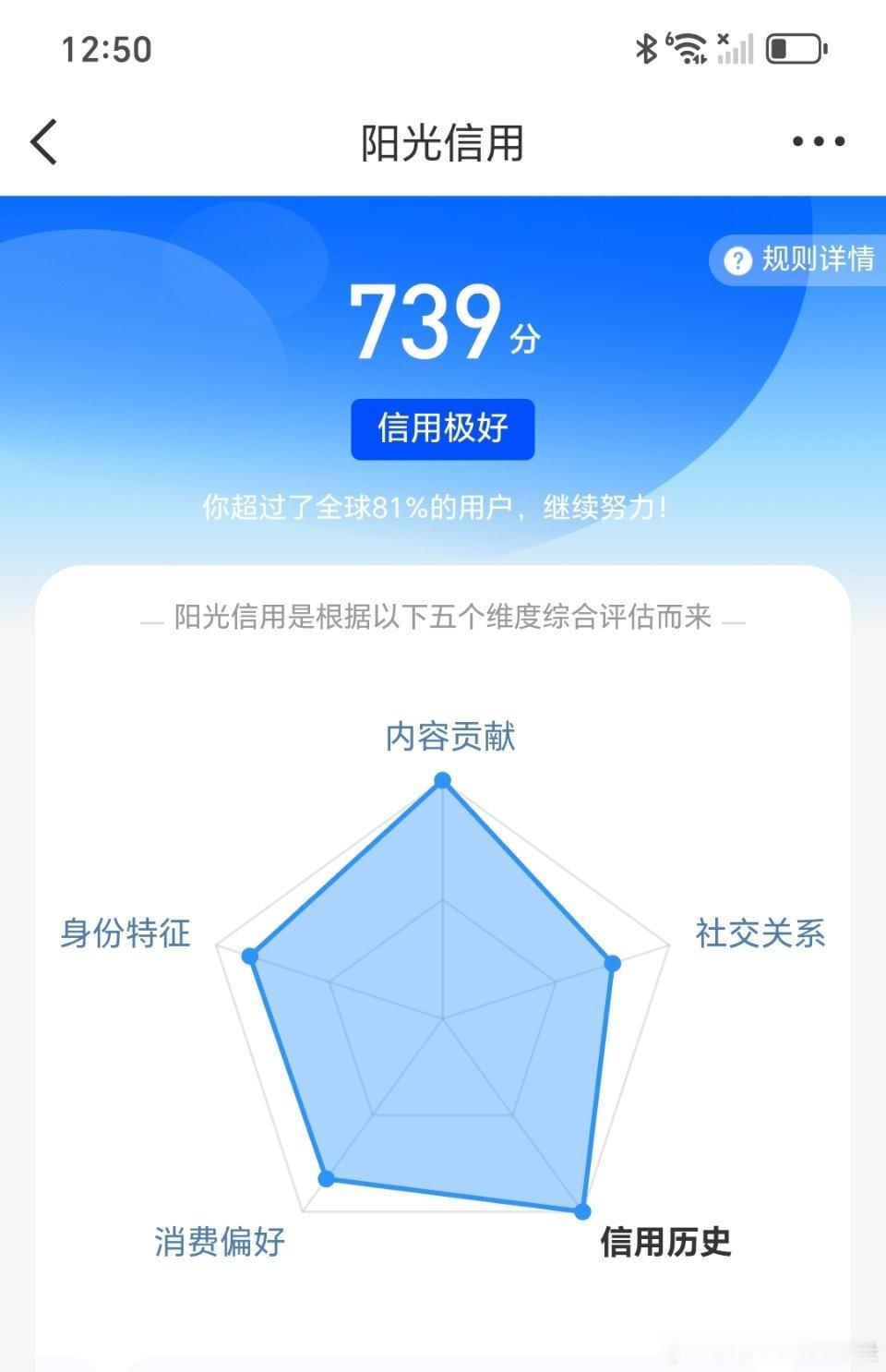 不止没掉阳光信用，我还涨了，这个耗子739了 