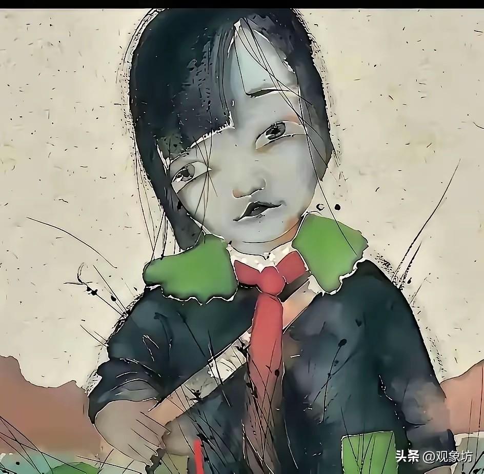 央美教授画了个“僵尸小孩”，还说普通人不懂艺术？就这水平？

央美一位教授画了幅