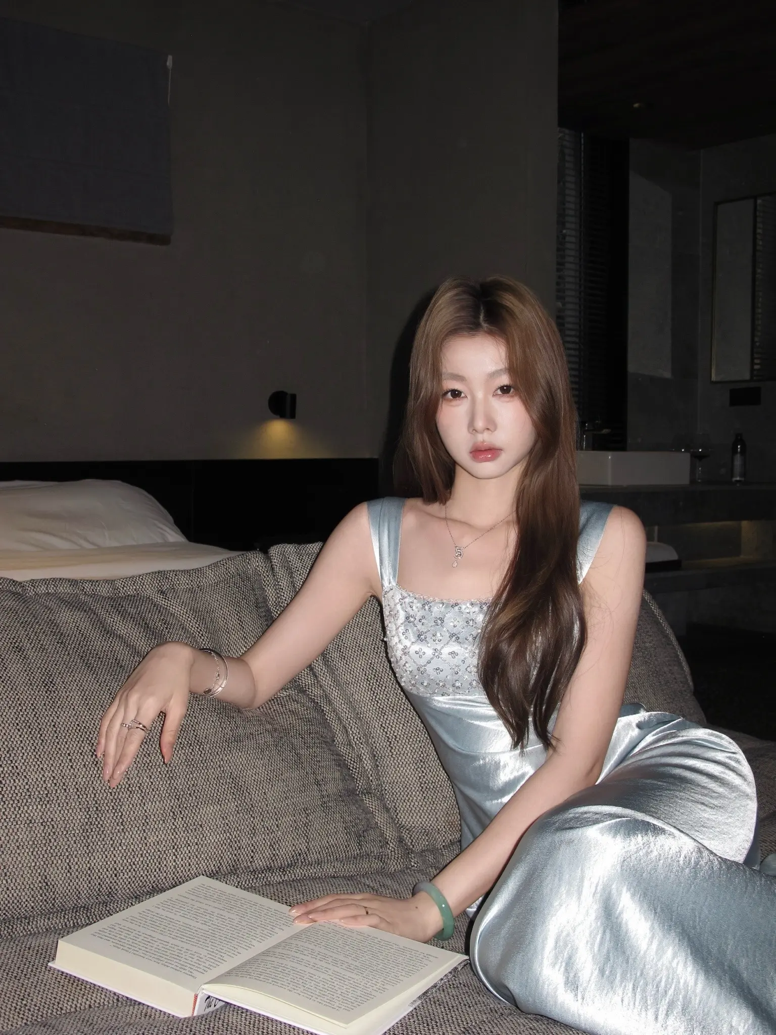 I got my blue dress on tonight 💙