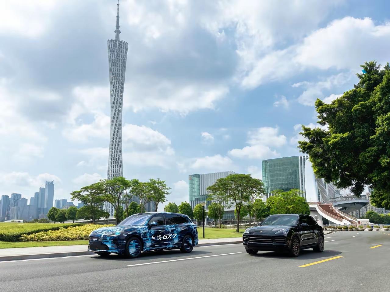 2026年最狠的“平替”来了！广汽+华为联手打造的启境GX7一曝光，直接把对标靶