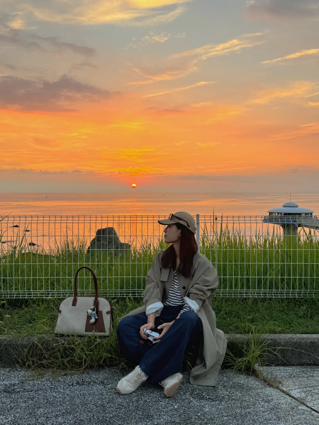 追到日落啦☀️