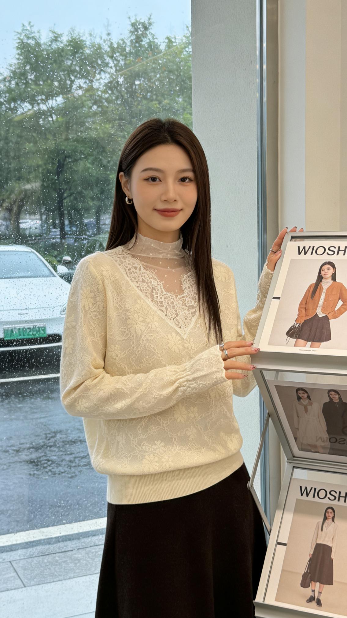 每日分享 韩系穿搭 温柔穿搭 小个子穿搭 针织衫