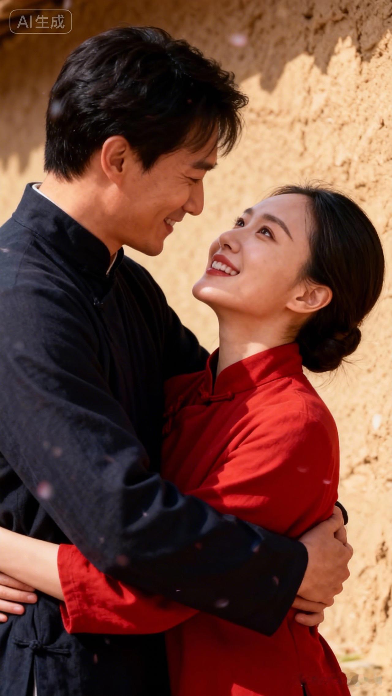 甜蜜的拥抱，暖心的瞬间，愿爱情如初见。💕🌟