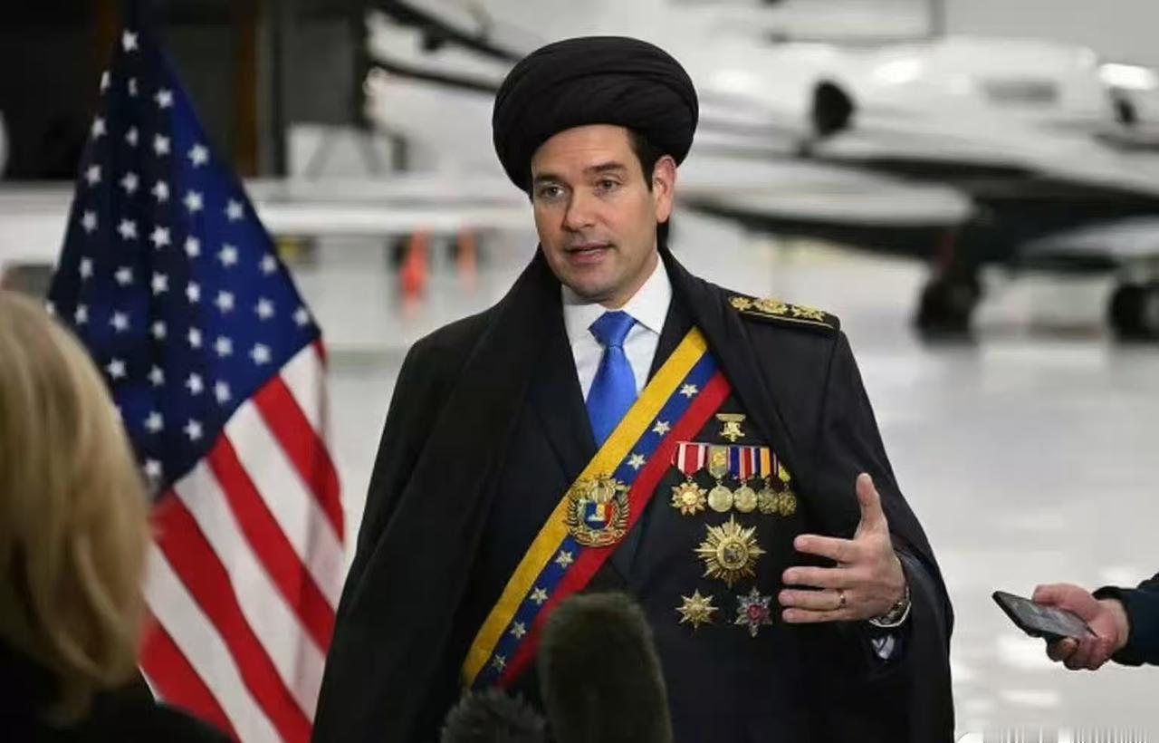 这段时间，鲁比奥被人持续玩梗，当然最开始也是特朗普先说的。先是委内瑞拉总督，又说