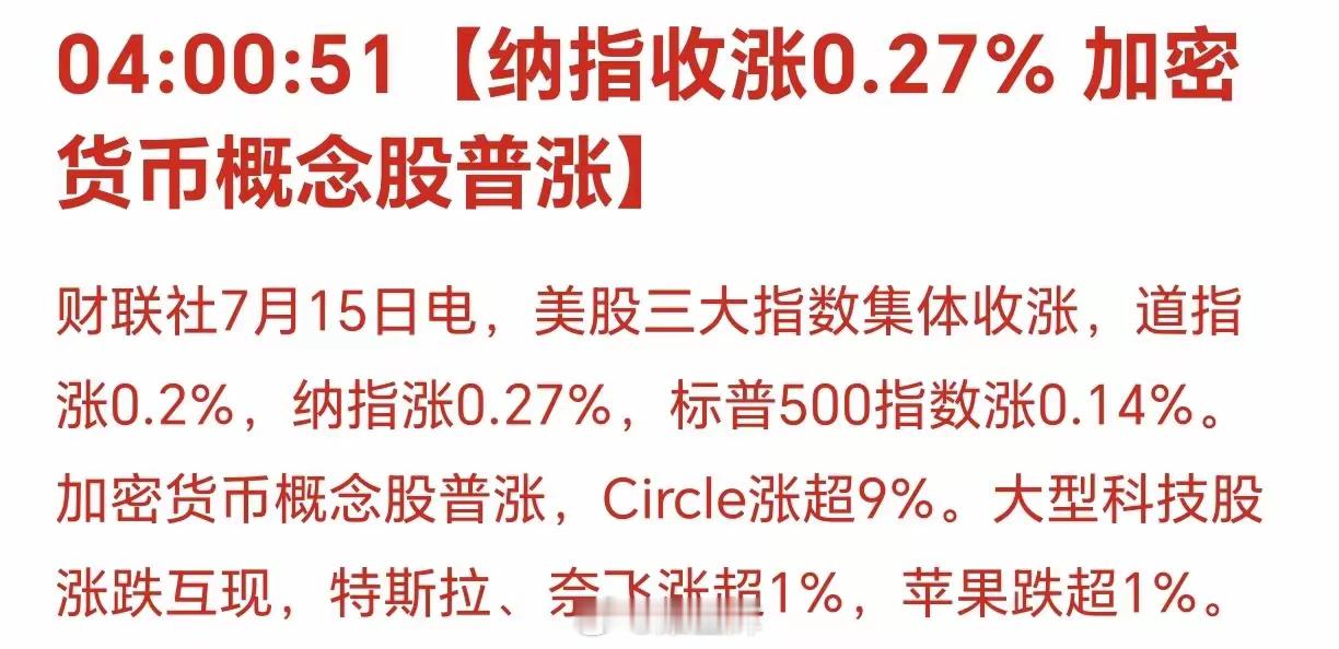 美国三大股指集体上涨！​感觉顶部的美股，已经涨得小心翼翼了！美股又在炒稳定币，a
