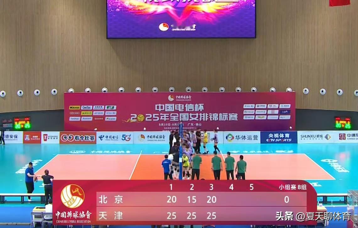 天津女排今天打北京女排又开始支棱起来了！北京女排还是瘸腿比较明显，副攻还是没有球
