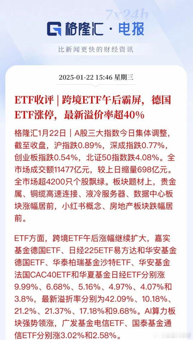 A股歇菜了！跨境ETF被买涨停了，下手有点狠啊！只怪自己的不行啊，就是这么搞是不