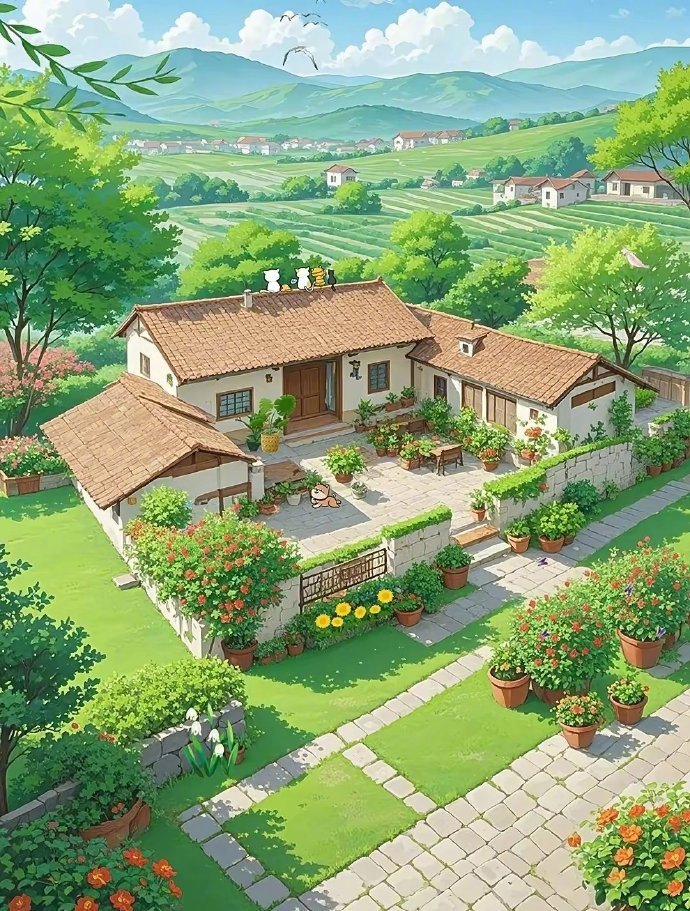 一方小院，安静舒适温馨，享岁月静好 ​​​