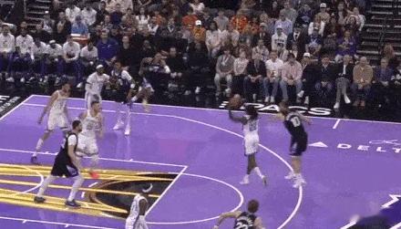 有望入选一防！多镜头逐帧拆解，卡森-华莱士防守表现1234退防过程中，卡森追防死