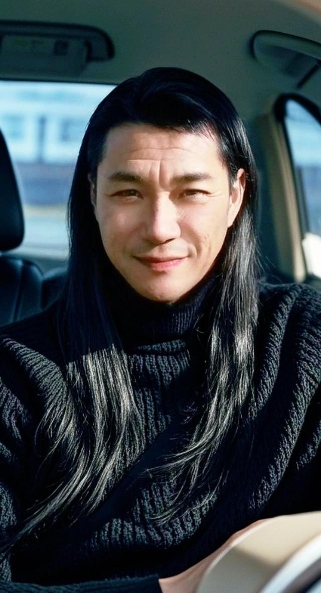 AI黑发女神的风采