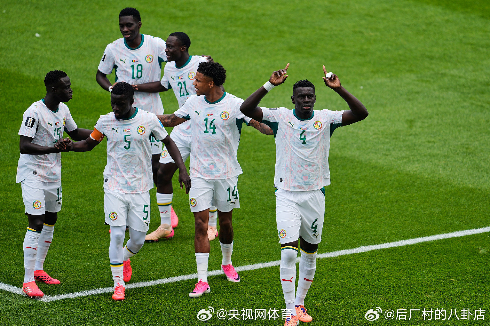 塞内加尔5比0伊拉克 美加墨世界杯小组赛I组第3轮，塞内加尔5-0大胜伊拉克，3