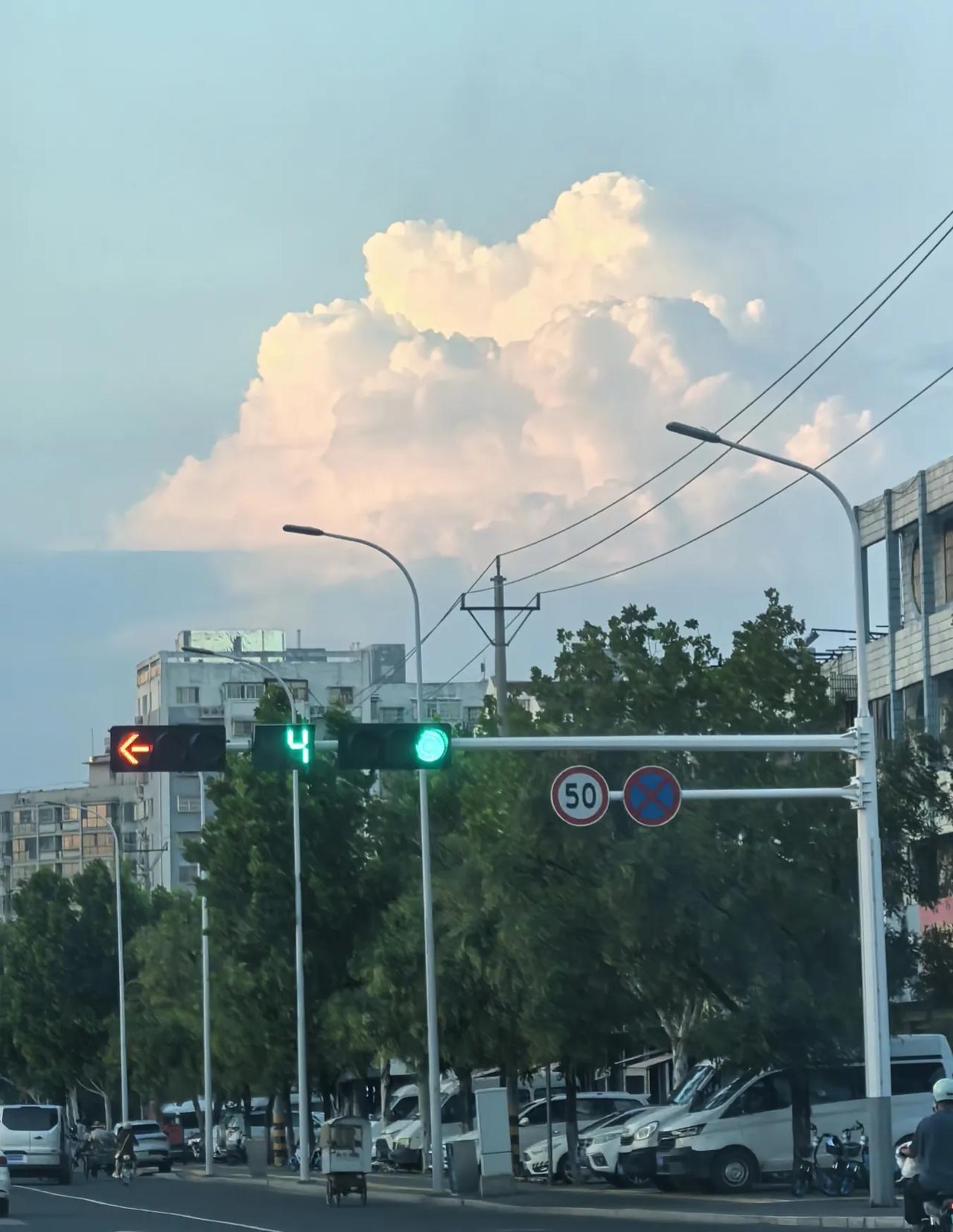 我们苏北家乡天空的云！