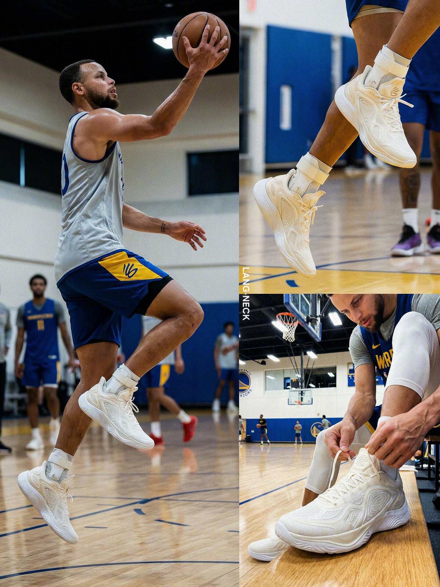 库里再次上脚全新鞋款，是安踏吗？ 