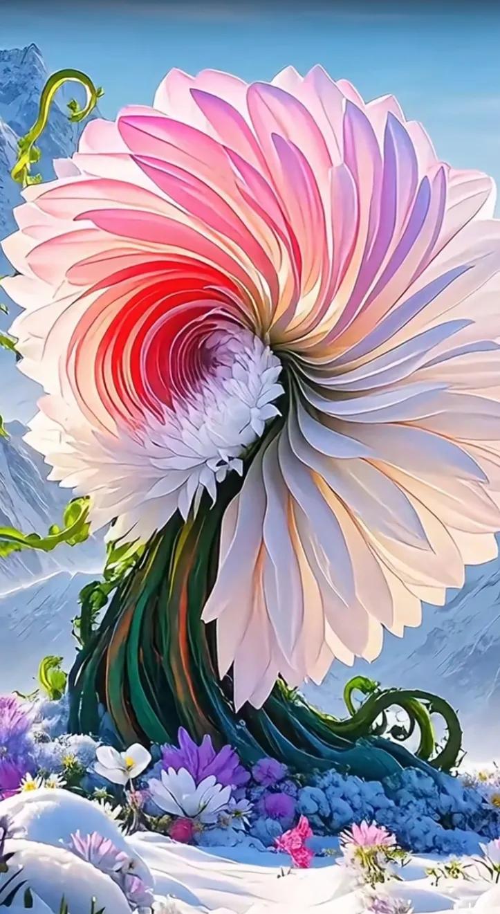 梦幻花海，色彩斑斓，如梦如幻！🌸💐🌺梦幻与鲜花 花仙艳😈