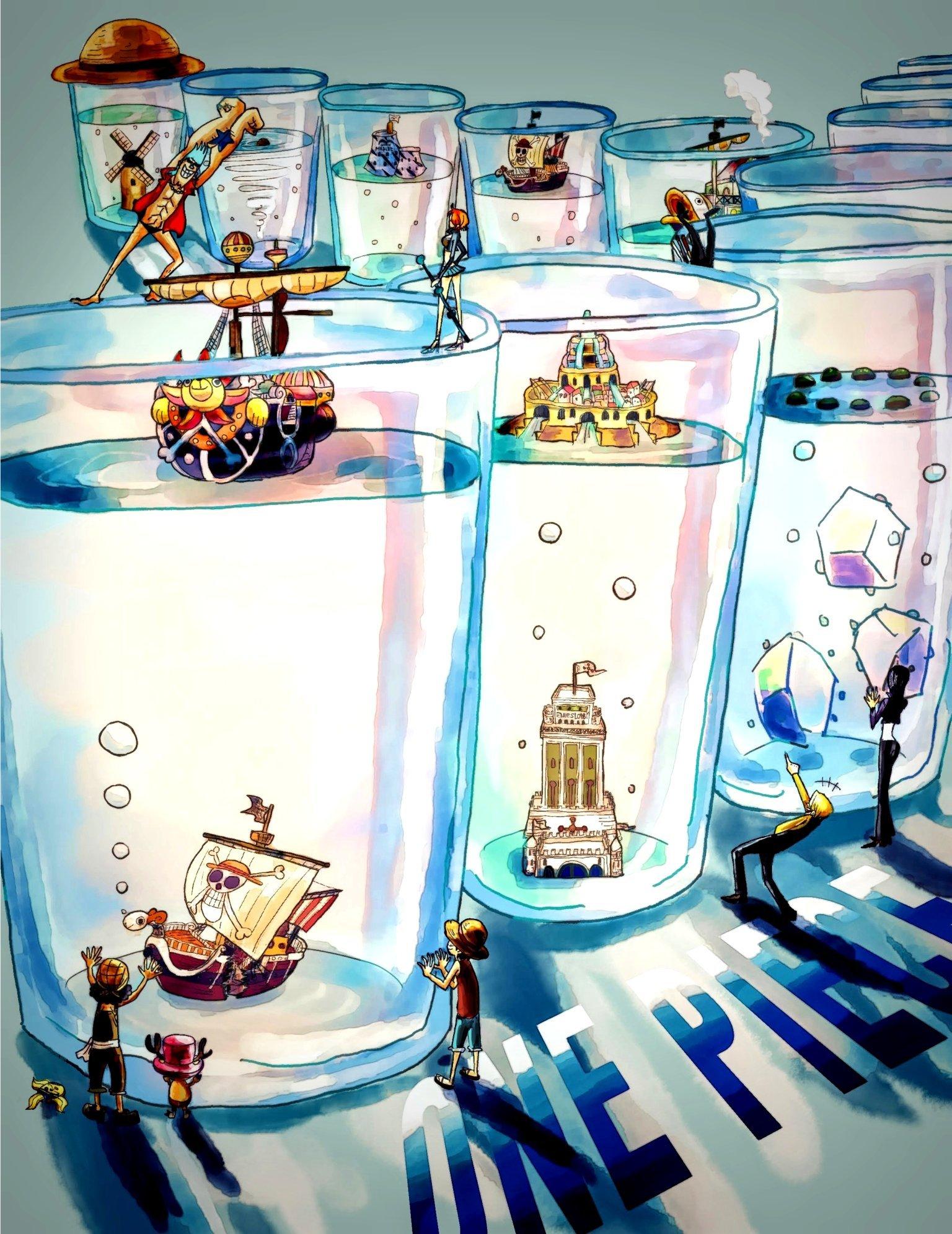 画师kumo_d7这张作品，让人又好哭又好笑……#海贼王##动漫# ​​​