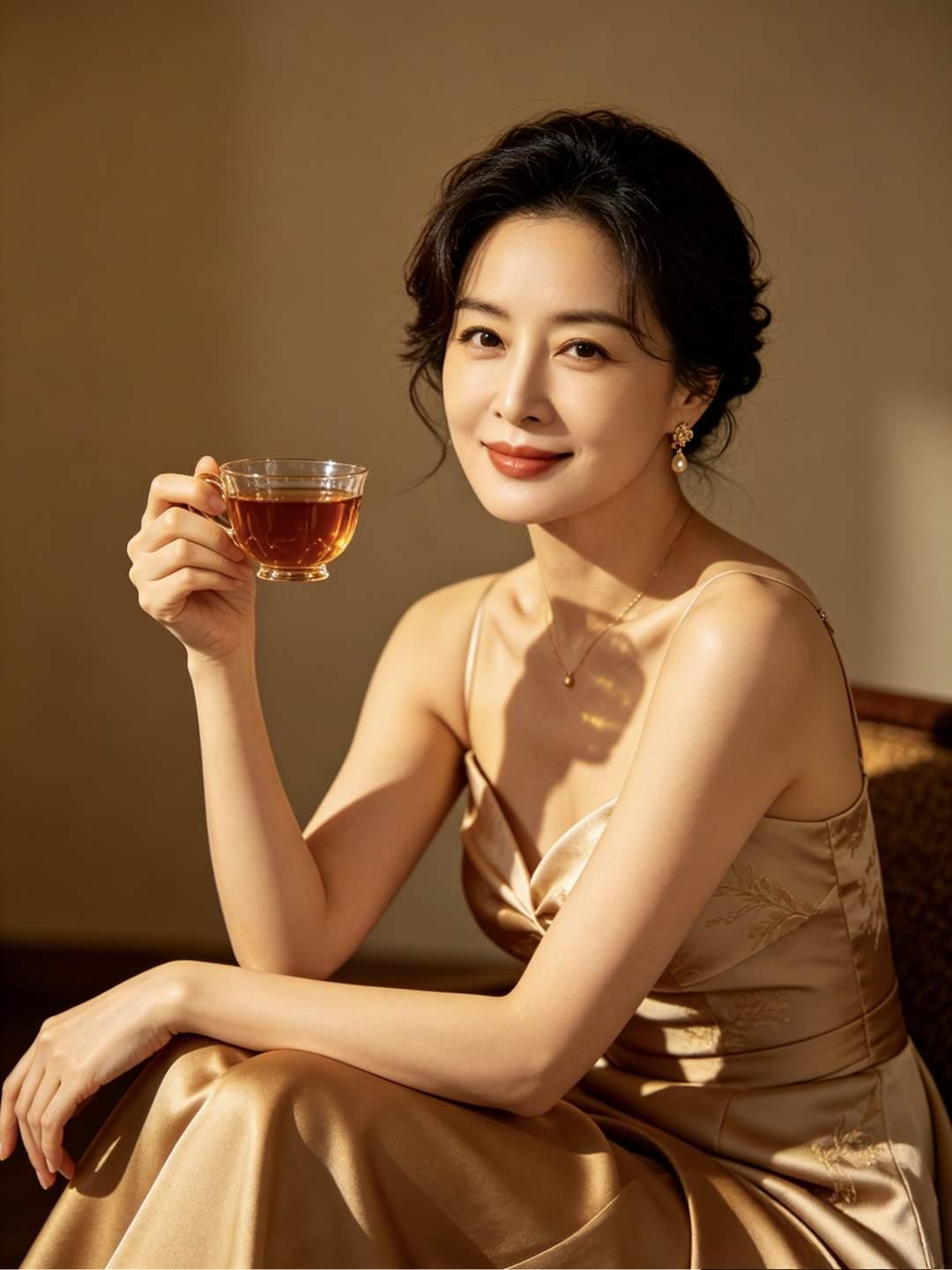 桂酒千杯忆少年，
尘途辗转意难全。
山河如故容颜改，
唯有杜康解忧烦。