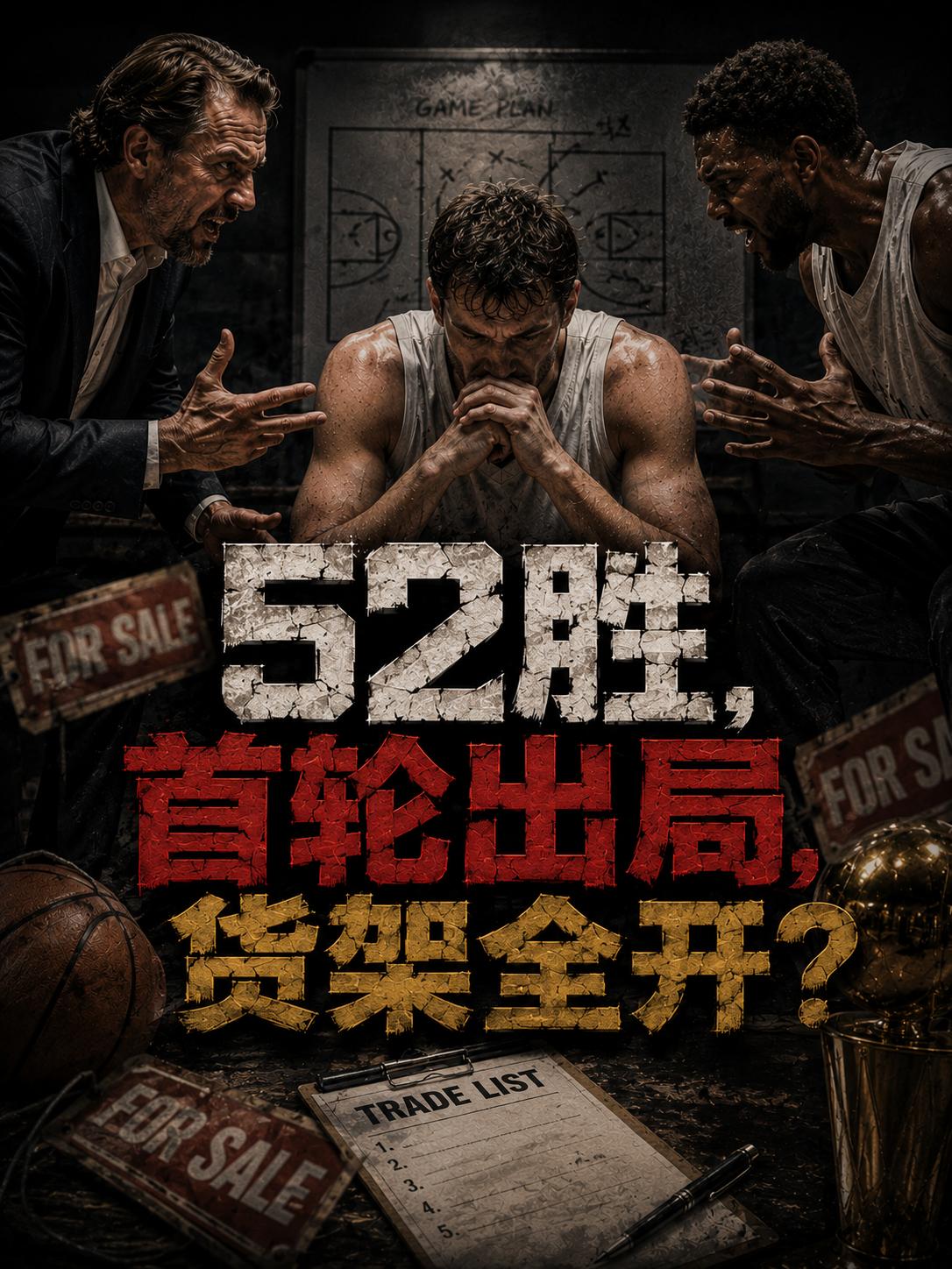 火箭队也要开始拆家了，尤其是当他们在季后赛首轮被湖人队强势淘汰之后，这显然就将管