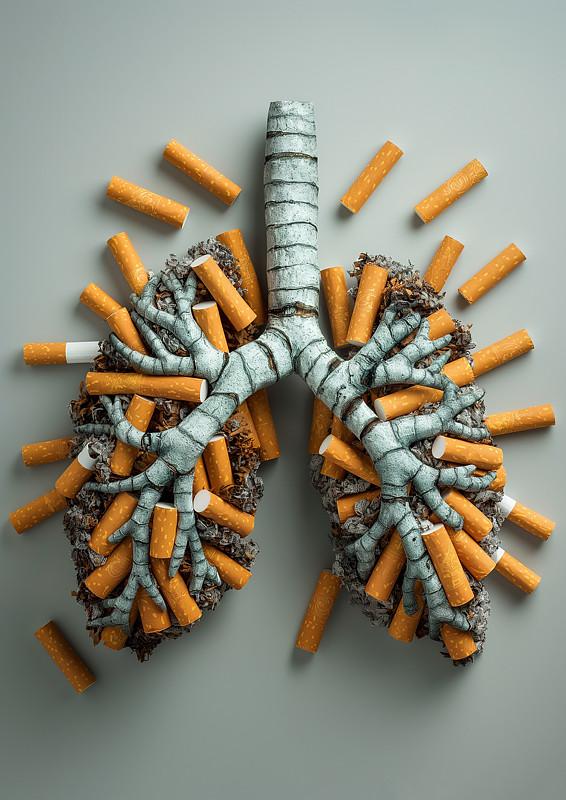 吸烟危害健康可真不是开玩笑。肺癌是我国发病率和死亡率最高的恶性肿瘤，很多人以为不