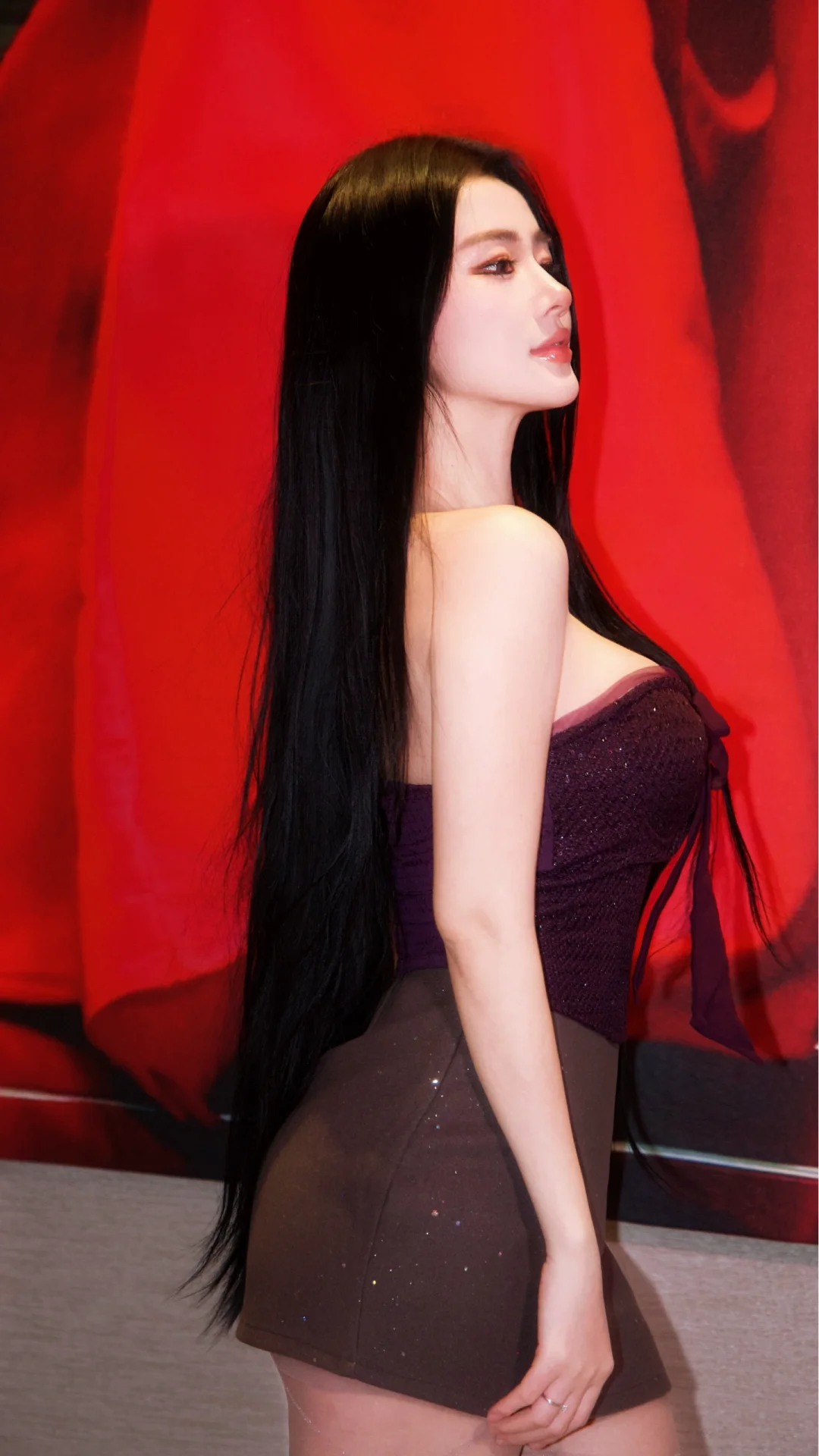 是喜欢的紫色裙子～