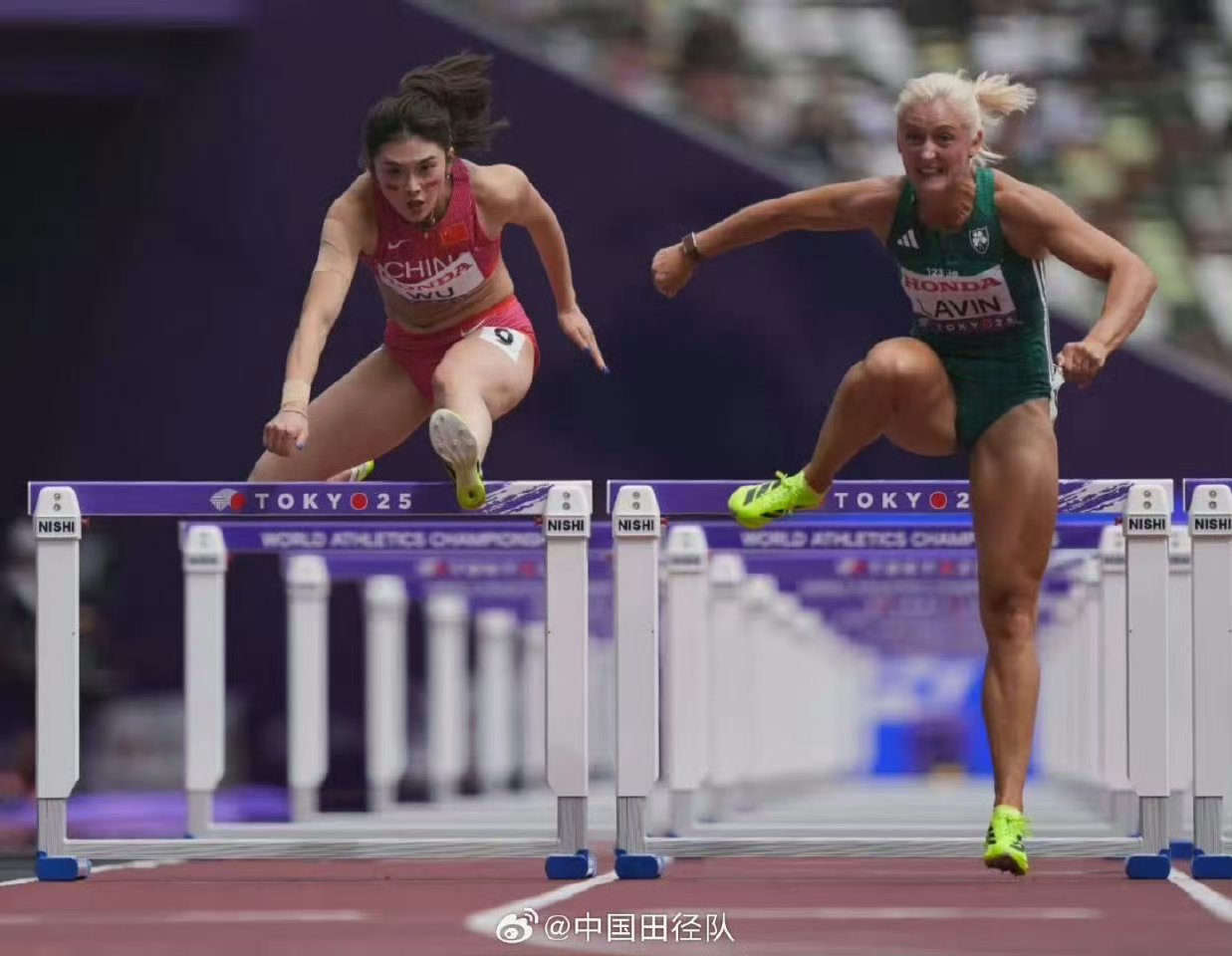 吴艳妮世锦赛小组第五吴艳妮世锦赛首秀13秒12吴艳妮世锦赛女子100米栏预赛跑出