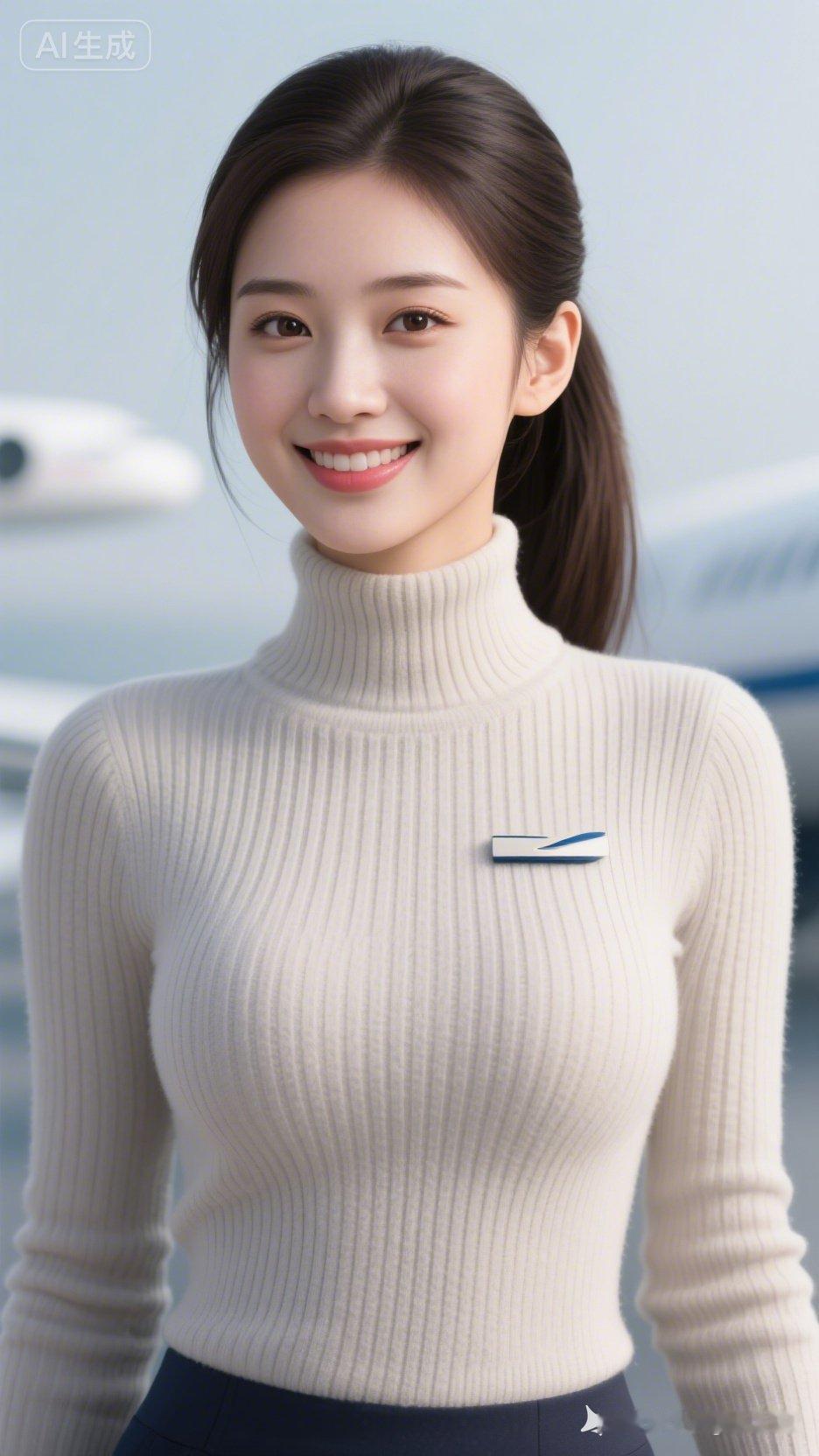 温柔空乘，微笑迎接每一次飞行！😊🛫️