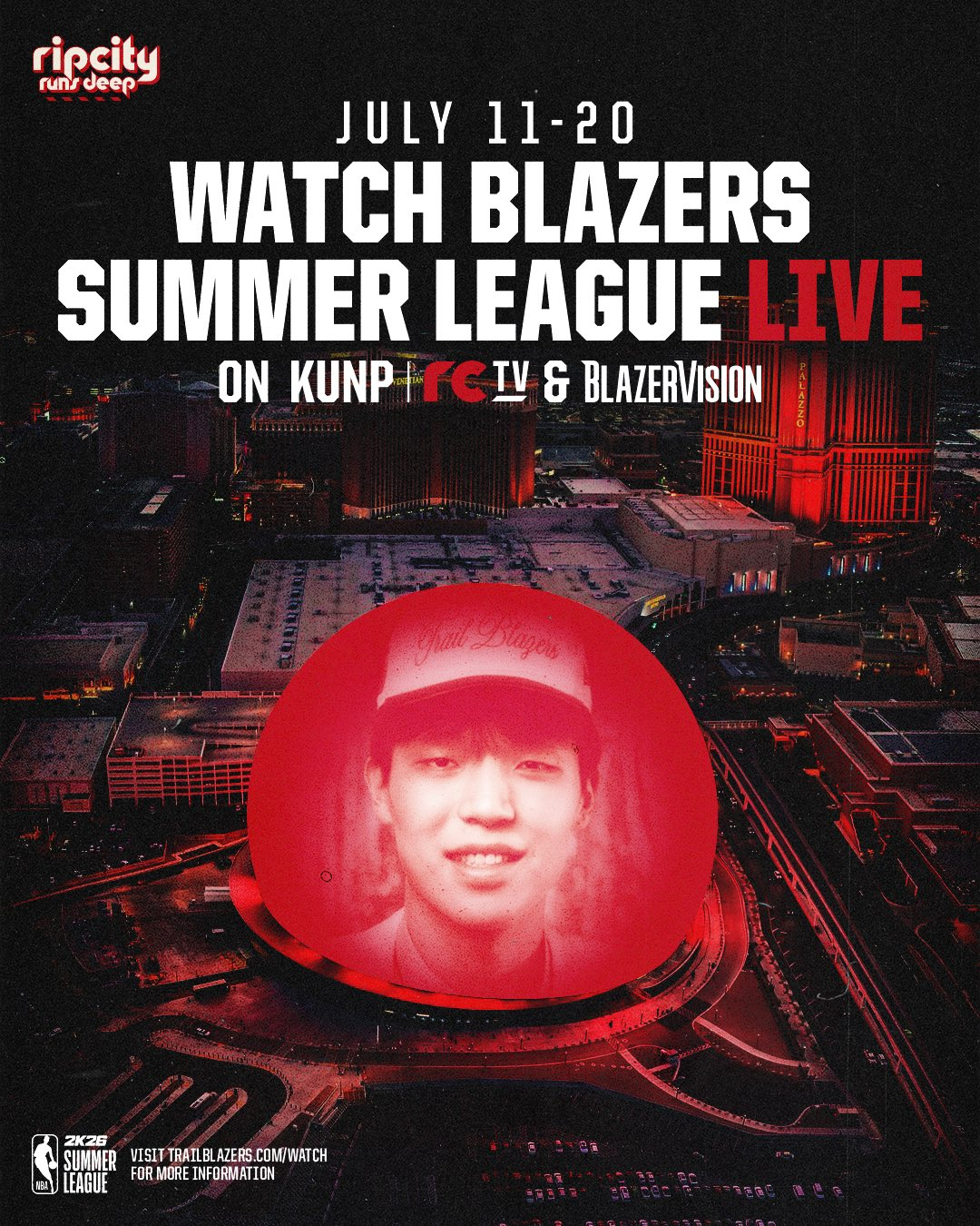 杨瀚森NBA夏季联赛 开拓者公布夏季联赛阵容，杨瀚森成海报绝对核心！开拓者拉斯维