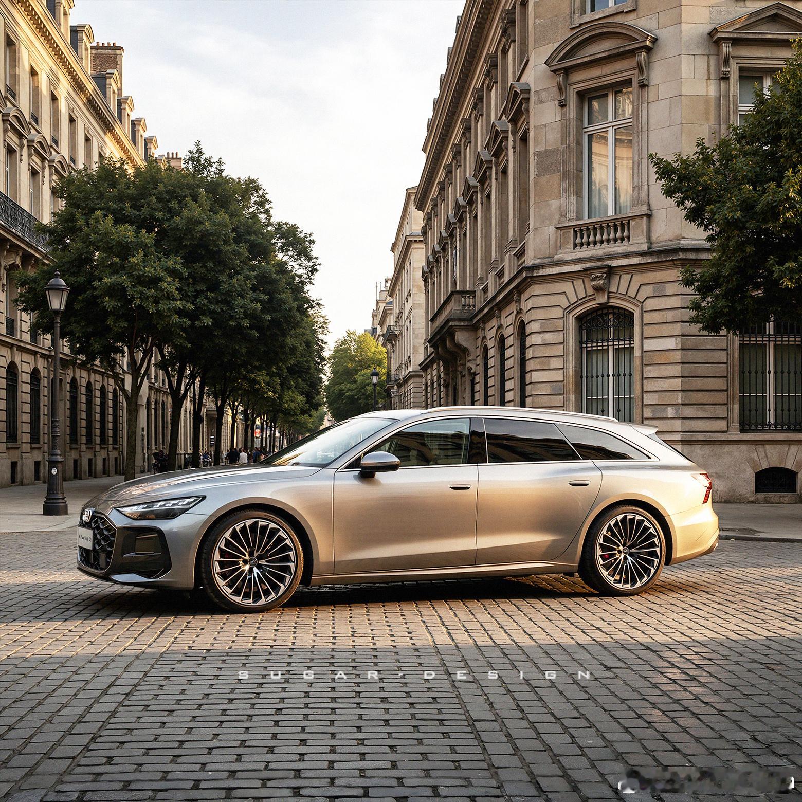 上汽奥迪A7L旅行版，又一台旅行车，此前奥迪推出的多款新车都采用了华为乾崑ADS