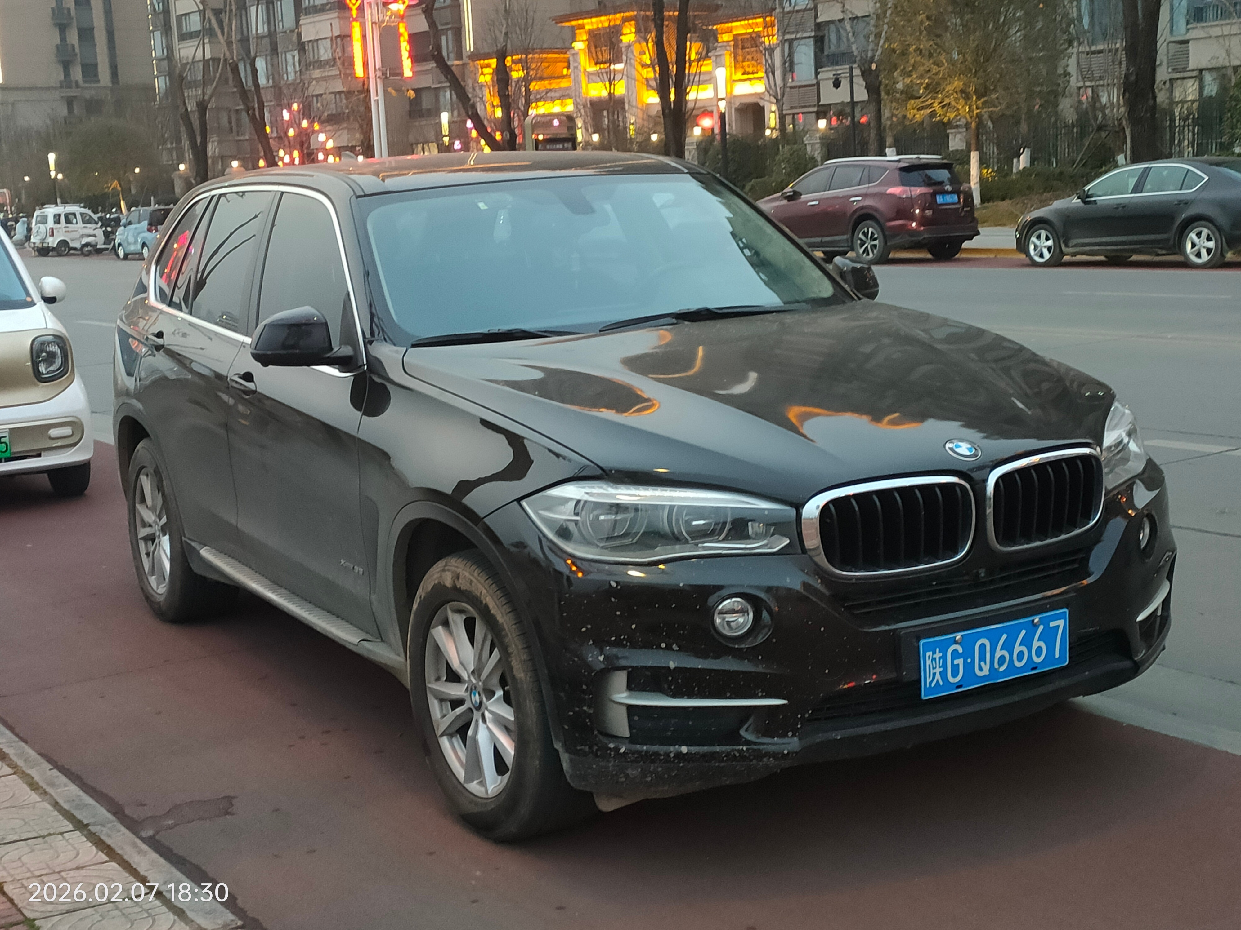 全球车牌 陕GQ6667宝马X5 安康