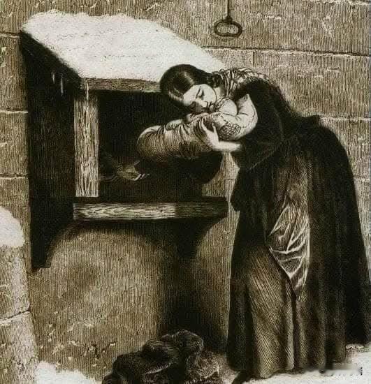 公元1741年至1760年间，超过4000名婴儿被遗弃在伦敦的弃婴医院。这家医院