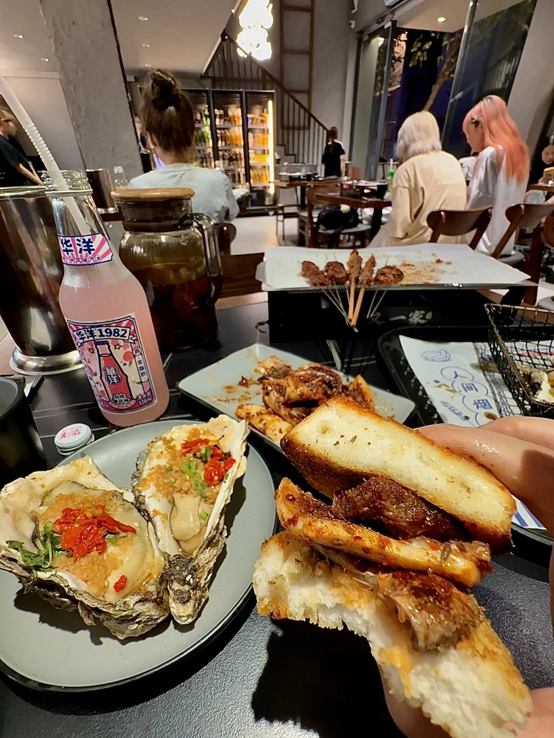 北京路！可以吃到烧烤三明治🥪的烧烤店！
