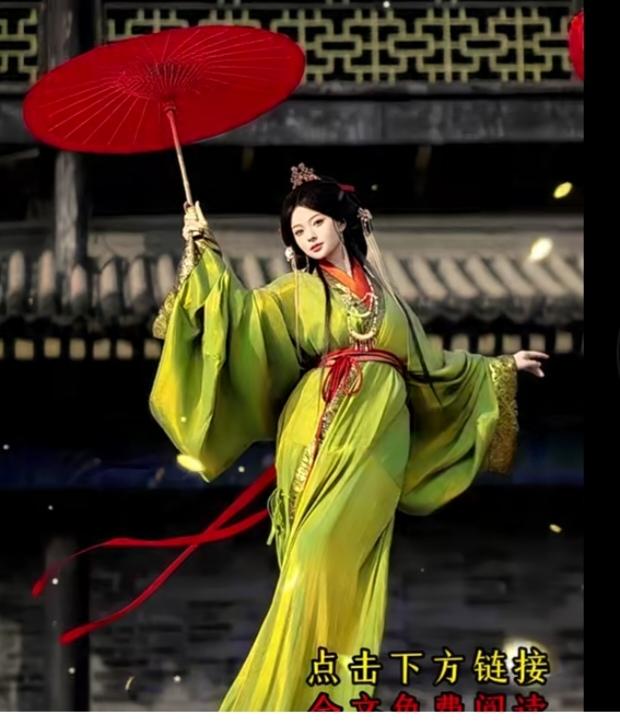 〔欣赏图片〕
图中画面太美啦；
古风古雅古代装；
手持红伞招人爱；
你要愿意马上