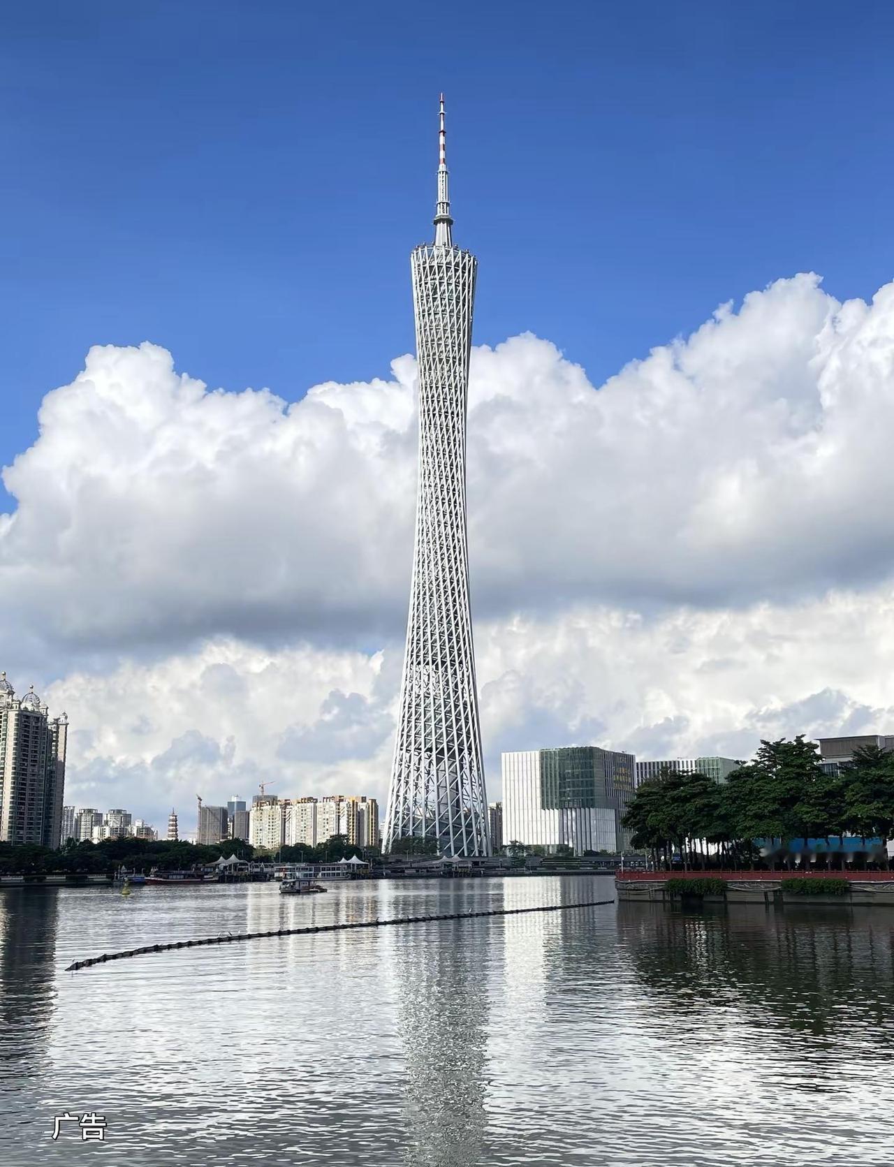 天空你是否知晓一切广州塔 广州小蛮腰广州塔 打卡广州塔 海心沙 天空@DOU+上