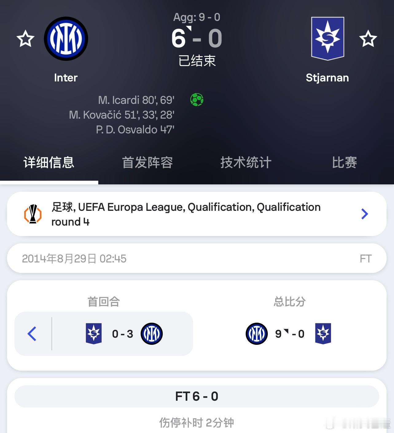 朋友们，今晚咱也算见证了。科瓦契奇上一次在俱乐部打进2球，还是10年前在国米。那