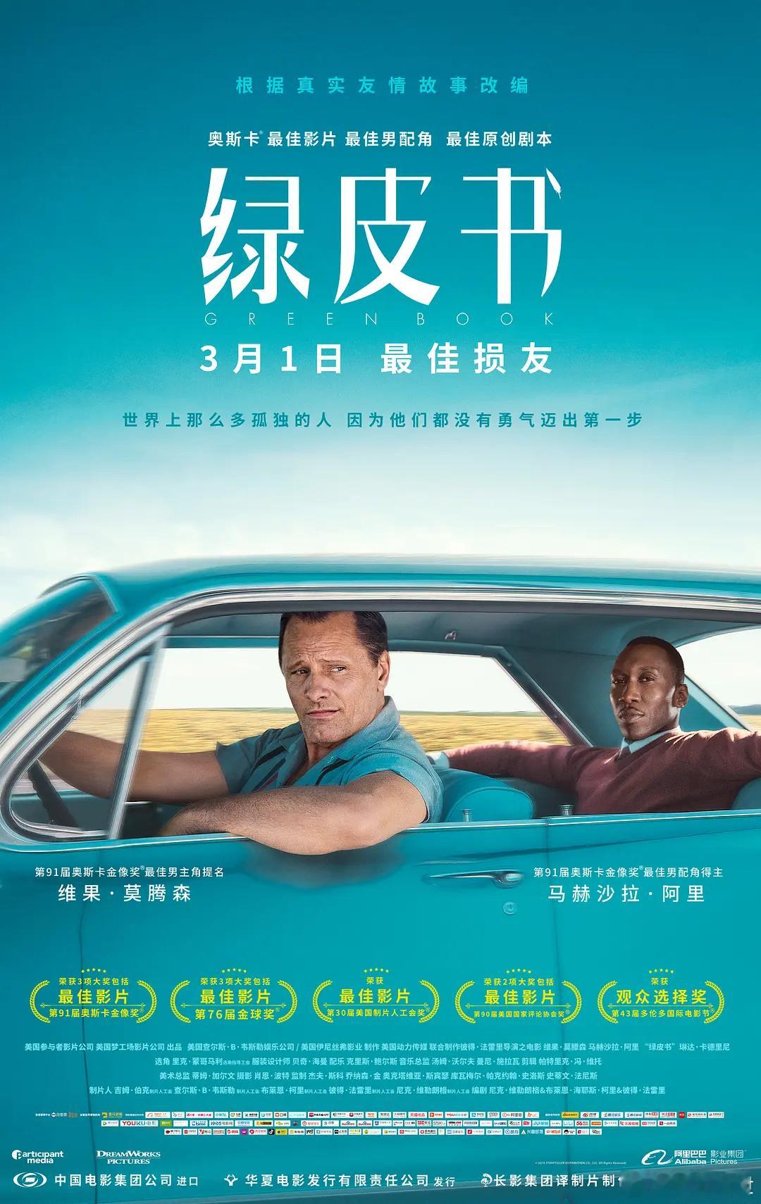 6年前的今天，《绿皮书》在中国大陆上映。 