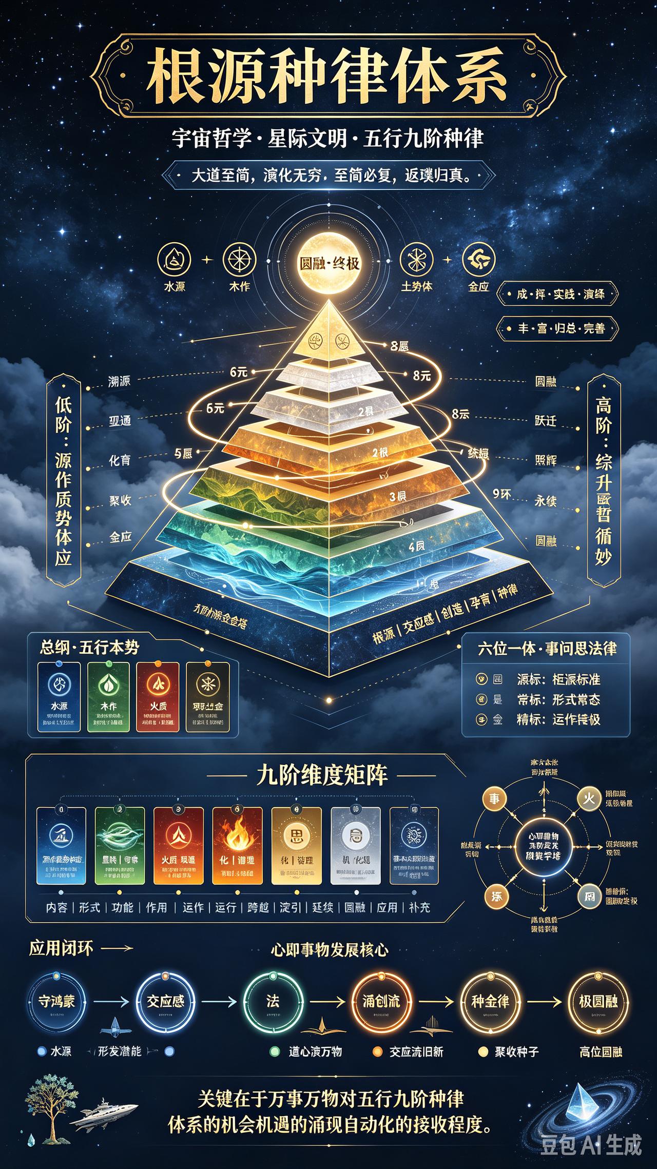 有效的读书,如何建立知识体系?
用五行九阶种律体系之读审定写归。第一阶：“读”字