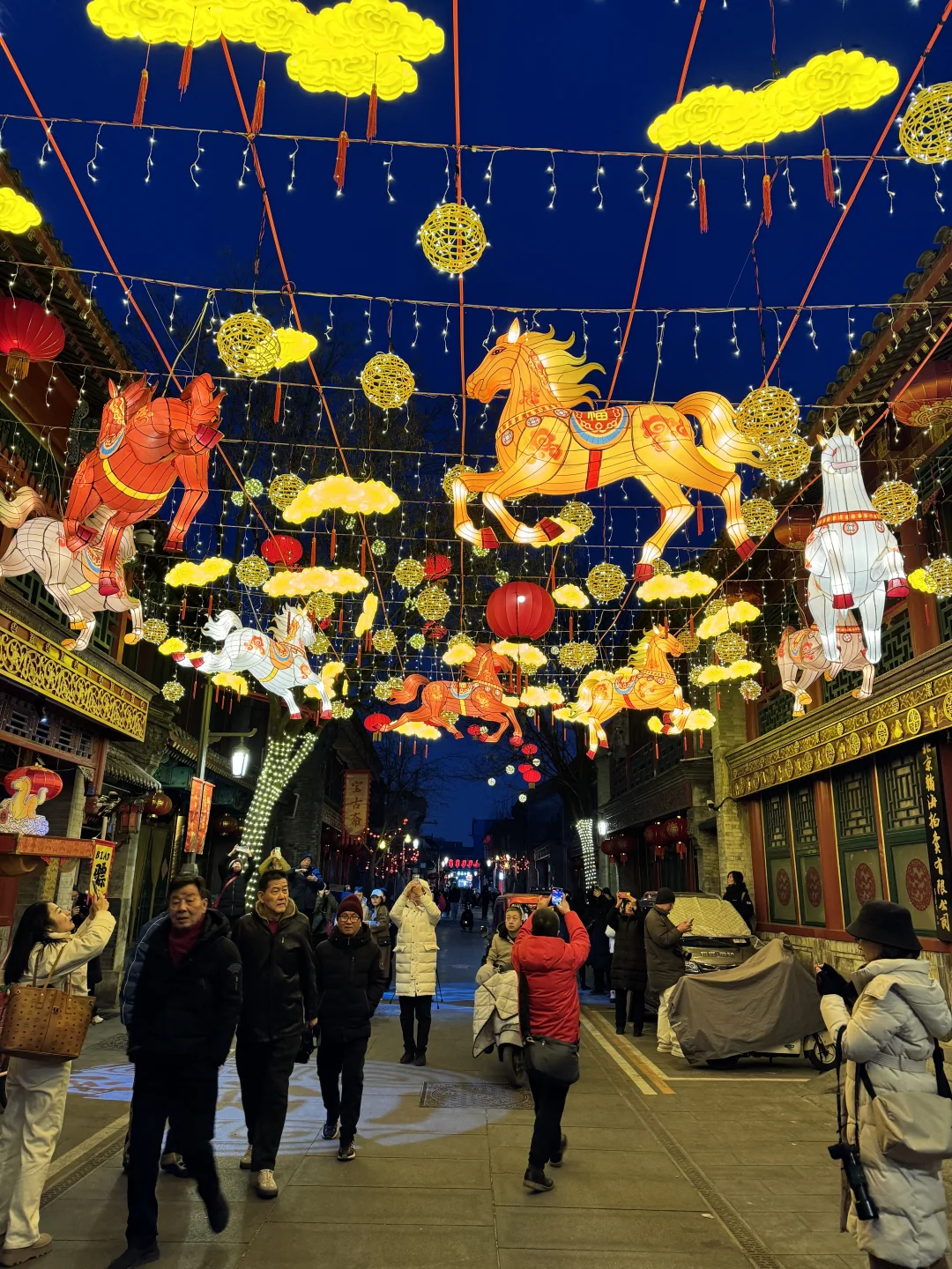 02.08琉璃厂东街年味实况🏮开灯时间六点