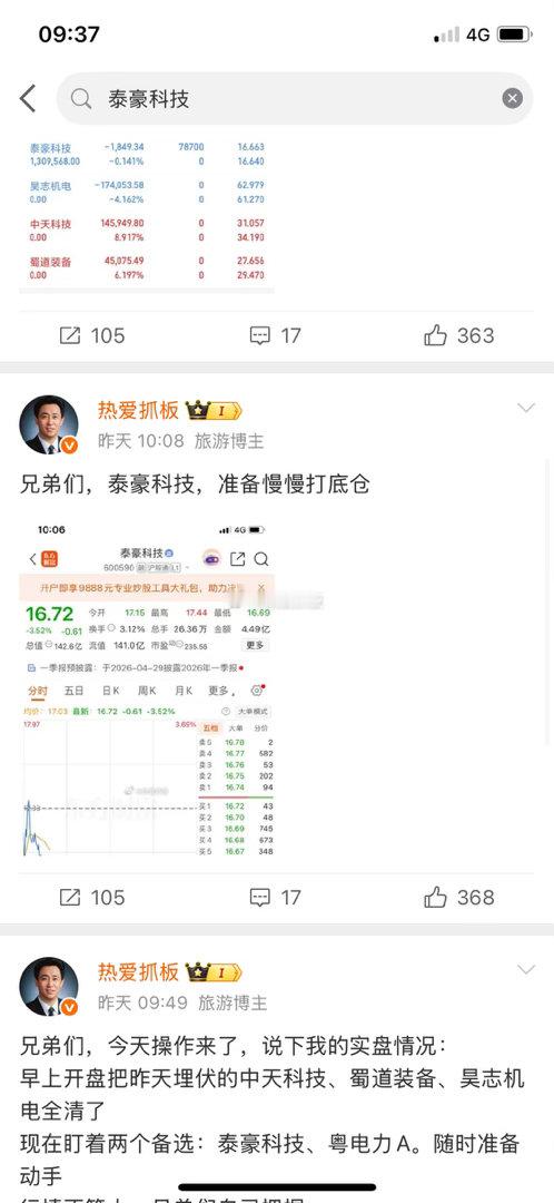 兄弟们！昨天进场泰豪科技，今天开盘直接一波直线拉升，讲真的，心都跟着跳快了！这种