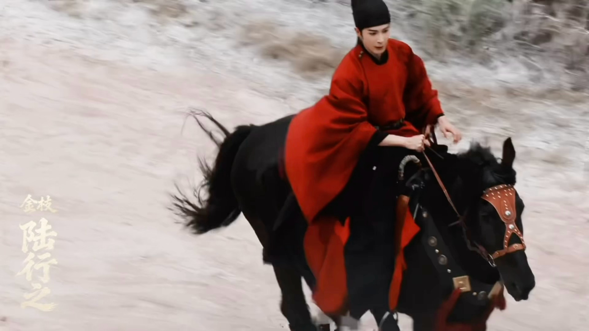 陈星旭 x 金枝丨陆行之一袭红衣骑马 鲜衣怒马少年郎具象化了 