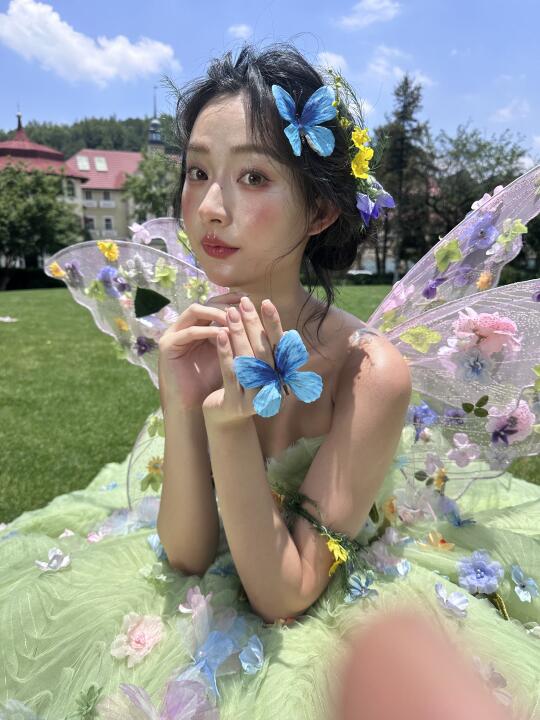 鲜花造型、蝴蝶造型