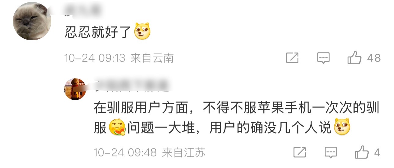 网友：忍忍就好了[doge]确实是，不然呢[摊手]苹果彻查iPhone17Pro