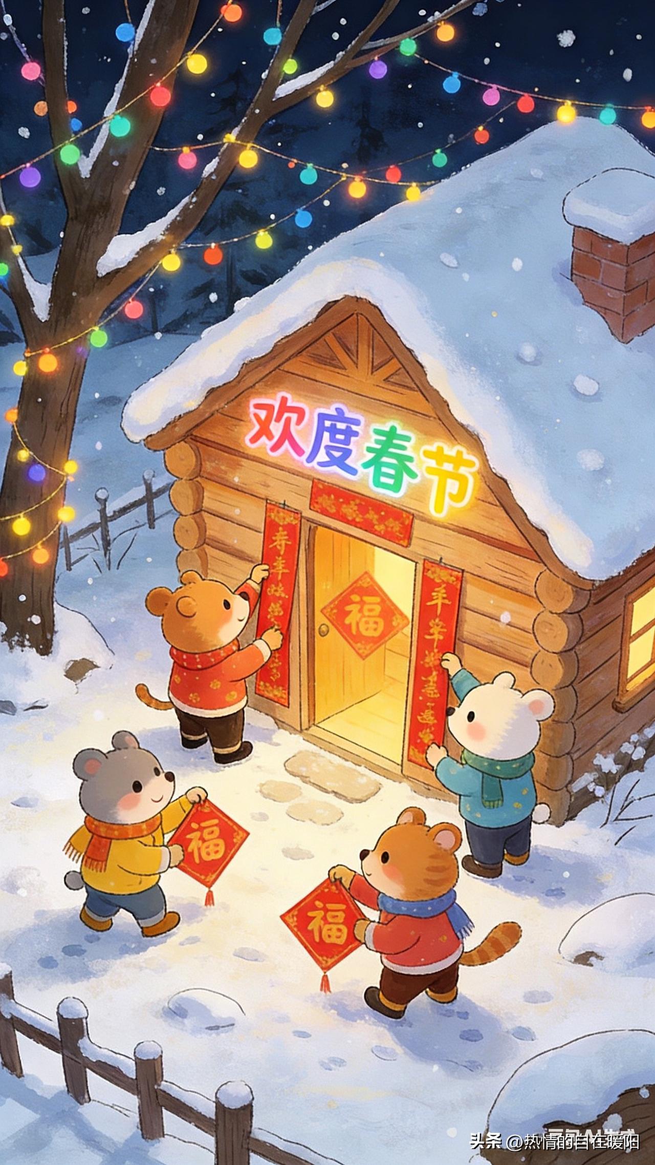 “有钱没钱，回家过年”。但如今，孩子们不太愿回农村过年，北方老家太冷，家里取暖条