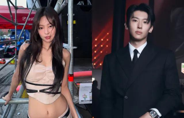 LACKPINK Jennie与Dex。BLACKPINK Jennie × D