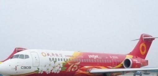 咱家的 C909，在越南飞了半年，租期一到，人家没续，飞机就这么飞回来了，很多人