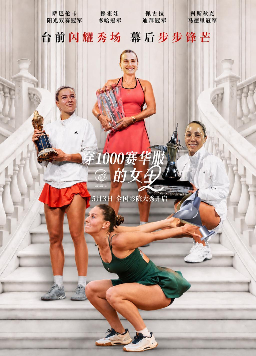 今年WTA1000赛冠军已经决出了一半，还剩五个名额可以填空⬇️多哈：穆霍娃🇨