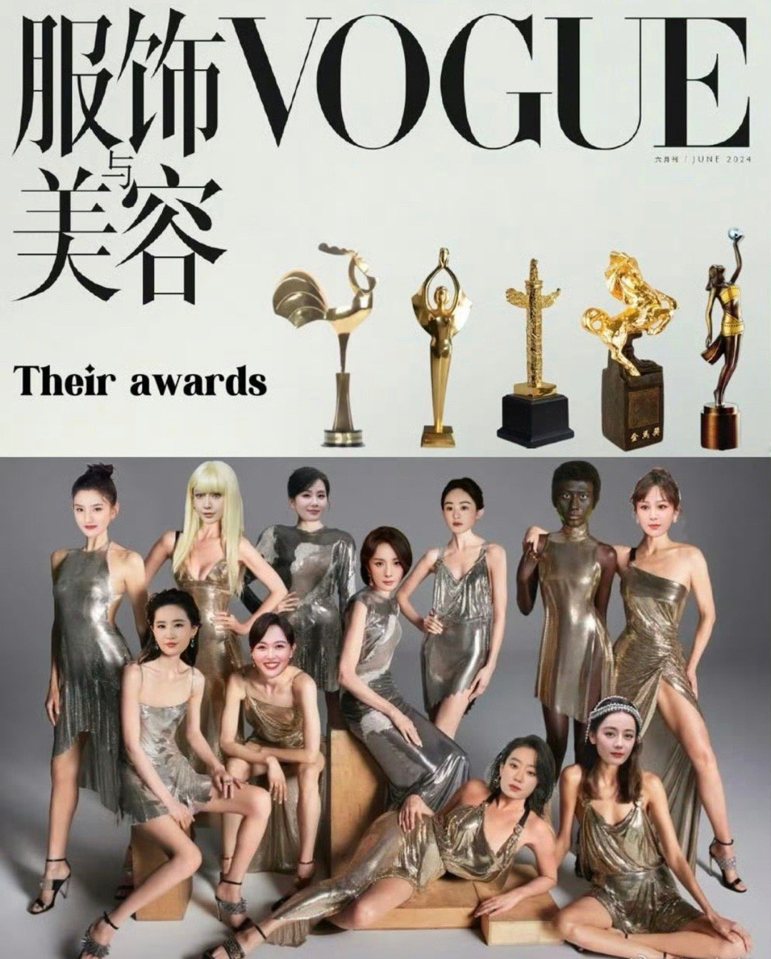 网友自制的vogue封面[泪奔] ​​​